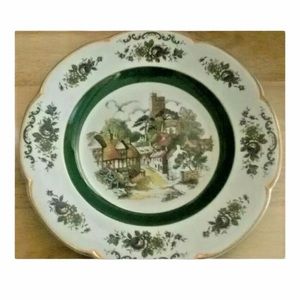 Ascot Wood & Sons Decorative Dining Serving Plate